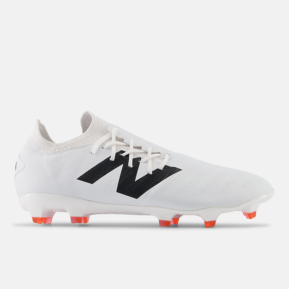 New Balance FURON DESTROY FG V7+ Shoes White with Black and True Red